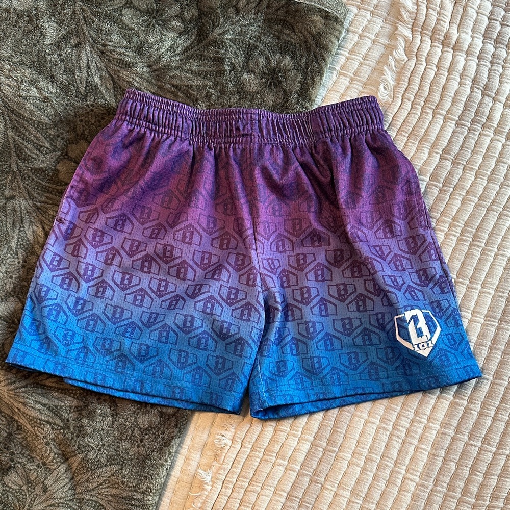 Purple and Blue Gradient Shorts L Baseball Lifestyle 101